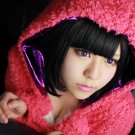 JOJO'S bizarre adventure Daiya Higashikata short black anime cosplay party full hair wig
