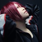 Free! Rin Matsuoka short wine red anime cosplay full wig