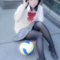 Haikyuu!! shimizu kiyoshiko black 45cm cosplay full wig