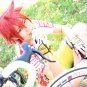 Yowamushi Pedal Naruko Shokichi short red anime cosplay full wig + wig cap