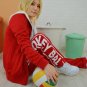 Haikyu!!Kenma Kozume short blonde mix black cosplay costume wig