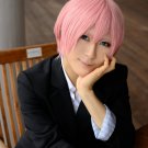 Uta no Prince-sama  Ringo Tukimiya male ver short pink cosplay wig