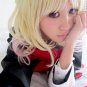 DIABOLIK LOVERS Komori Yui light gold mix curly costume cosplay wig