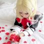 DIABOLIK LOVERS Komori Yui light gold mix curly costume cosplay wig