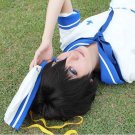 Free Haruka Nanase Anime Short Black Straight Cosplay Party Hair Wig