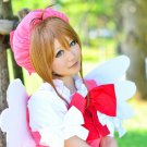 Cardcaptor Sakura KINOMOTO SAKURA short brown cosplay wig
