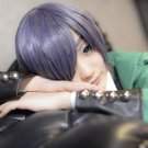 Black Butler Ciel Phantomhive blue gray short cosplay party hair full wig