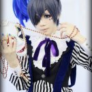 Black Butler Ciel Phantomhive black gray short cosplay party hair full wig