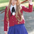 Dragon Hudou aisaka taiga long curly Brown Cosplay Wig