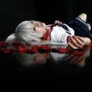 Akuma no Riddle bamba mahiru shinya Riddle Story of Devil silver white long ponytail cosplay wig