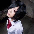 Tokyo Ghoul Kirishima Touka Wig Synthetic Short Black Straight Anime Cosplay Wig