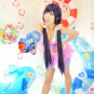 LOVE LIVE Toujou Nozomi Long Straight 100CM gray purple Cosplay wig costume + wig cap
