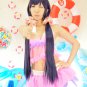 LOVE LIVE Toujou Nozomi Long Straight 100CM gray purple Cosplay wig costume + wig cap
