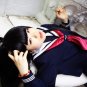 HELL GIRL Enma ai long straight 80cm black cosplay wig
