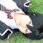 Ao no Exorcist Okumura Rin short black anime cosplay wig