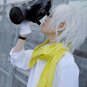 Dramatical Murder DMMD Clear Short Silver White Cosplay Full Wig + Free Wig Cap