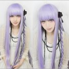 Danganronpa Dangan-Ronpa 2 Kyouko Kirigiri Long 100cm Purple Anime Cosplay Wig + free wig cap