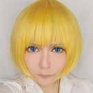 Attack on Titan Armin Arlart short golden blonde BOBO Cosplay costume wig