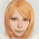 Attack on Titan Petra Rall short mix orange anime cosplay wig