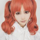 Toaru Kagaku no Railgun Shirai Kuroko orange curly anime cosplay wig