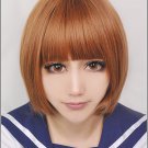 kill la kill Mankanshoku Mako short brown anime cosplay party full hair wig