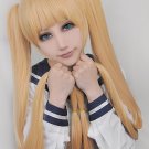 Chunibyo Demo koi ga shitai! Dekomori Sanae blonde clip on ponytail 120cm cosplay wig