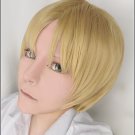 Natsume Yujin Cho natsume takashi short gold cosplay costume wig + free wig cap