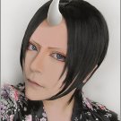 Hoozuki no Reitetsu Hoozuki black short anime cosplay costume wig
