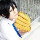 ACE of Diamond Satoru Furuya short black anime cosplay wig