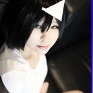 BLOOD LAD Noragami Nora Hine short black anime cosplay wig