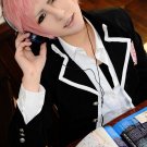 Ao no Exorcist shima renzou short pink anime cosplay wig