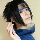 NARUTO Uchiha Sasuke short black anime cosplay wig
