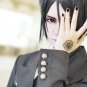 Black Butler Sebastian Michaelis short black anime cosplay wig