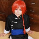 Gintama kamui orange long braid anime cosplay wig