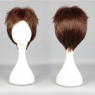 Gekkan Shoujo Nozaki-kun Hori Masayuki short brown anime cosplay wig
