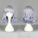 Amagi Brilliant Park Muse short curly light purple mix anime cosplay wig