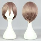 Wolf Girl and Black Prince Ayumi Sanda Taro color short brown anime cosplay wig