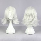 Tokyo Ghoul JUZO SUZUYA REI short curly silver white anime cosplay wig