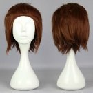 World Trigger Yuichi Jin short brown anime cosplay wig