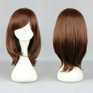 Wolf Girl and Black Prince Erika Shinohara short chocolate brown anime cosplay wig