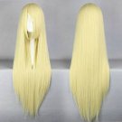 Amagi Brilliant Park Shirufi long 80cm straight light blonde anime cosplay wig