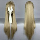 Amagi Brilliant Park Sento Isuzu long 85cm straight linen anime cosplay wig