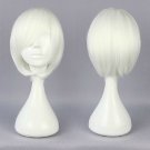 NARUTO Hohzuki Suigetsu short white anime cosplay wig