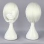 NARUTO Hohzuki Suigetsu short white anime cosplay wig