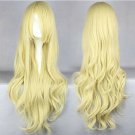 TouHou Project Kirisame Marisa MARISTAR long curly blonde 80cm anime cosplay wig