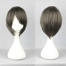 Umineko no Nakukoroni KANON yoshiya short black gray anime cosplay wig