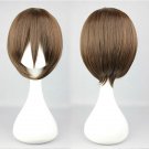 Neon Genesis Evangelion EVA Ikari Gendou short dark brown anime cosplay wig