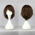 Shakugan no Shana Sakai Uji short dark brown anime cosplay wig