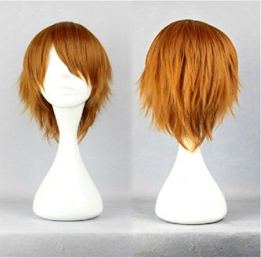 Panty & Stocking with Garterbelt Brief short red brown anime cosplay wig