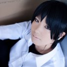 EVA Neon Genesis Evangelion IKARI SHINJI short black anime cosplay wig